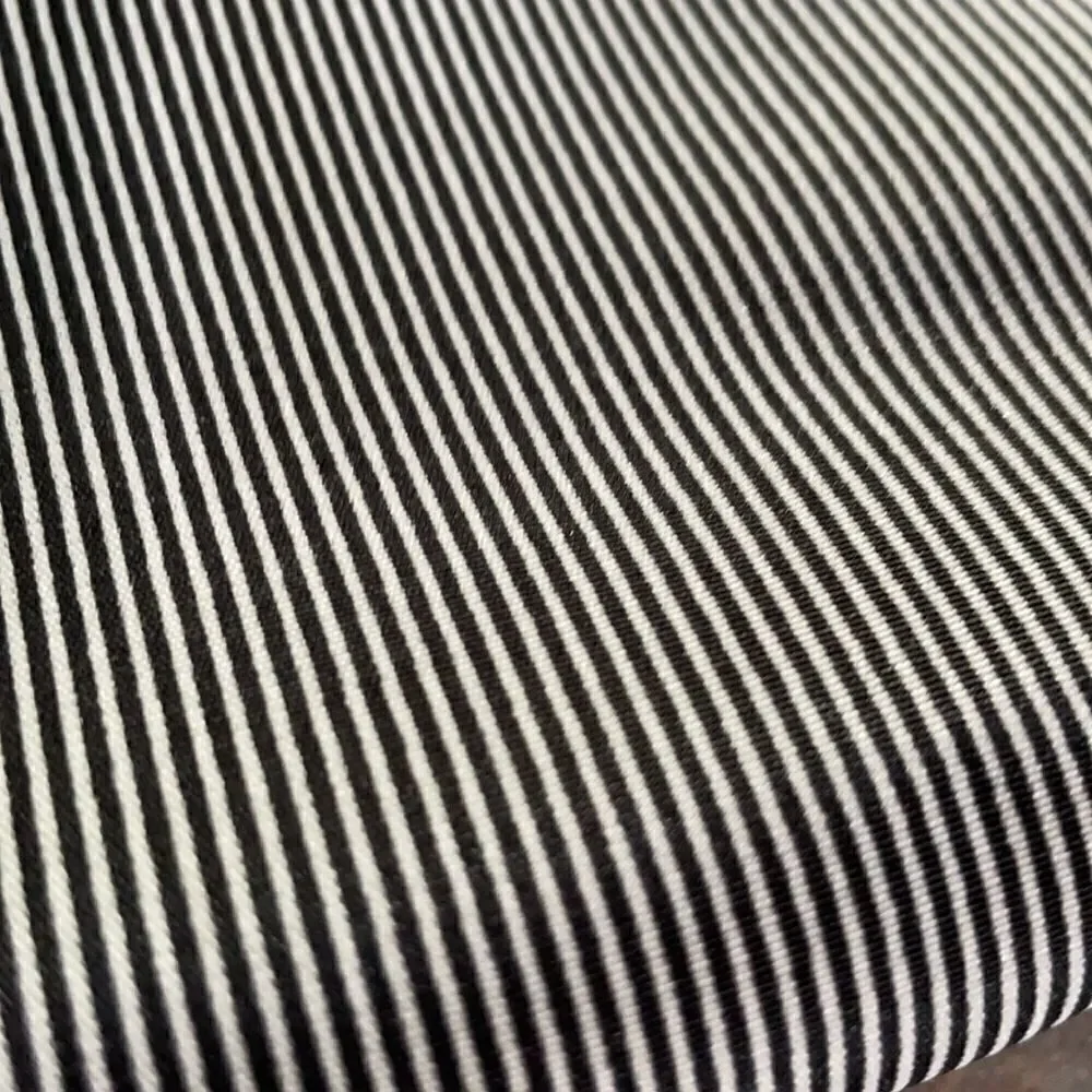 La Bagagerie Zip pinstriped Purse